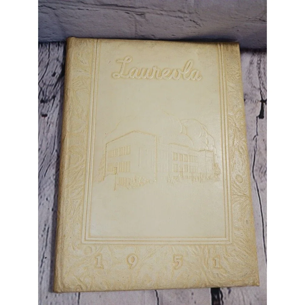 German Township High School Laureola 1951 Yearbook Vintage Retro Mid Century‎